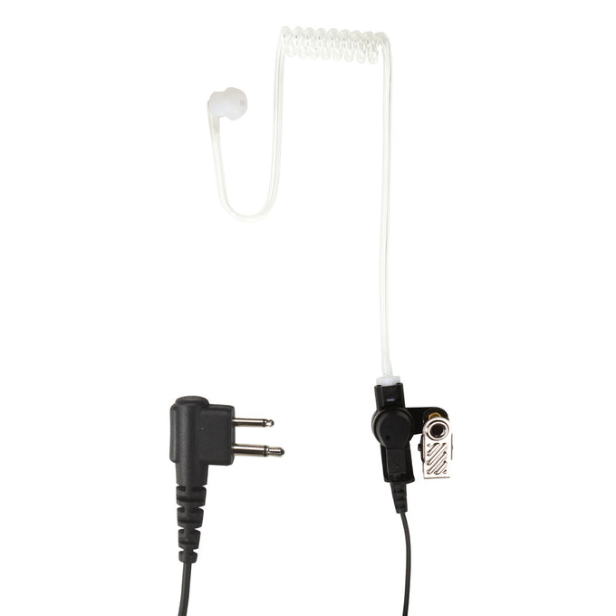 Surveillance Earpiece with Transparent Acoustic Tube