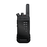 Cobra Performa 400 LMR Licensed Business Radio - front view in holster